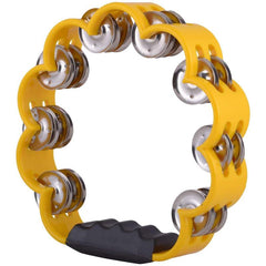 Plastic Petal Shaped Tambourine Music Hand Bells 5 Colors