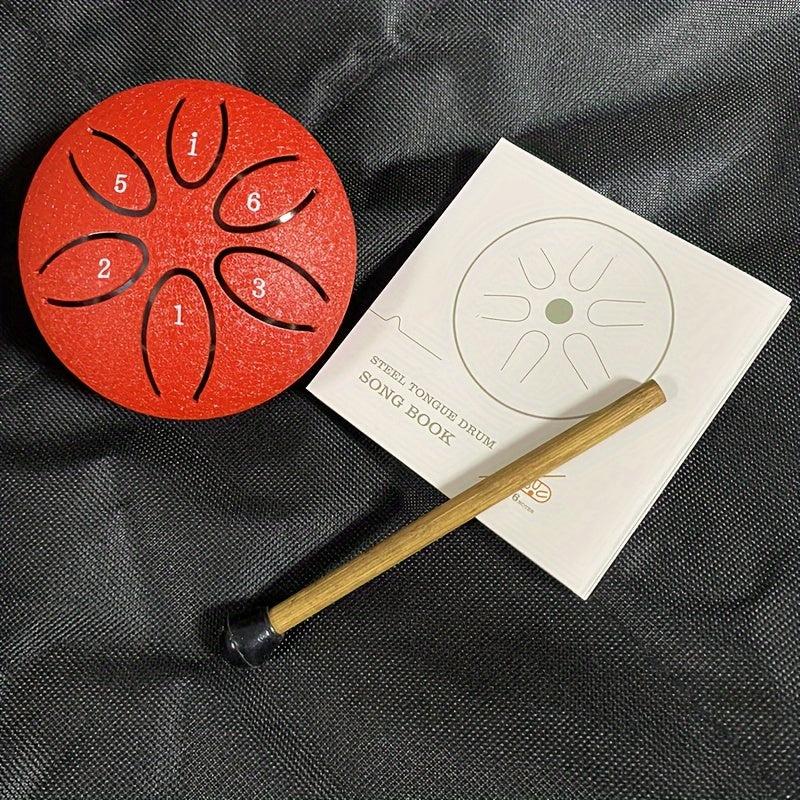 Steel Tongue Drum E7 62 Cm 6 Notes Hand Percussion Instrument