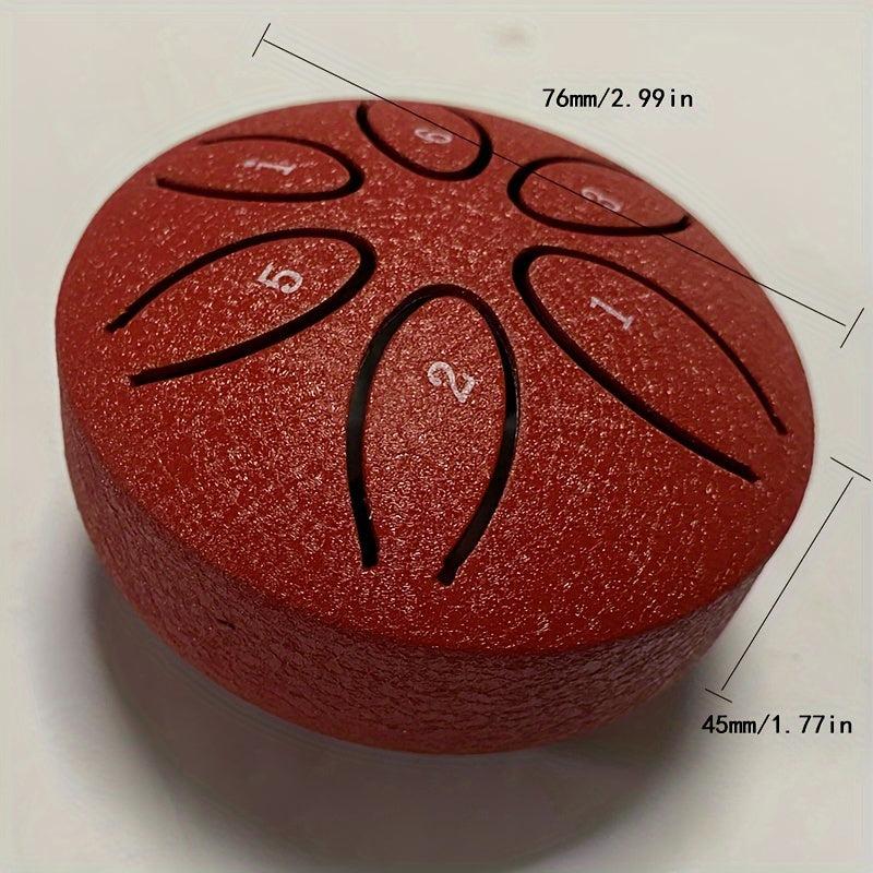 Steel Tongue Drum E7 62 Cm 6 Notes Hand Percussion Instrument