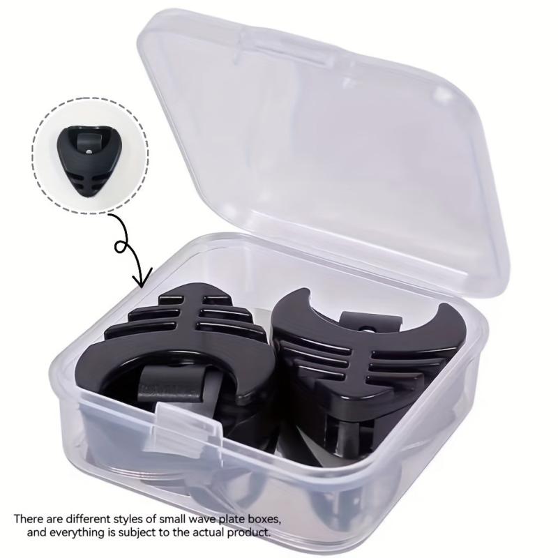 20pcs Stainless Steel Bass Guitar Pick Set with 2 Pick Boxes - 0.3mm Metal