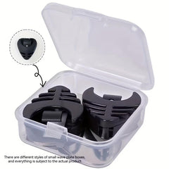 20pcs Stainless Steel Bass Guitar Pick Set with 2 Pick Boxes - 0.3mm Metal