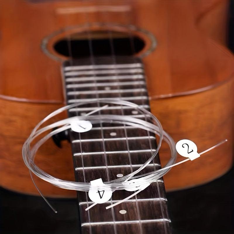Ukulele Nylon Carbon Strings Transparent Carbon Strings