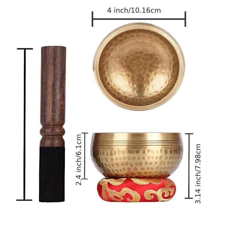 4 Inch Singing Bowls Set for Yoga Meditation Mindfulness Healing