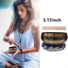 10 16 Cm Singing Bowls Set Handcrafted In Nepal With Cushions And Mallets