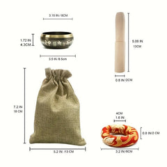 8 89 Cm Singing Bowls Set for Yoga Meditation Mindfulness Healing