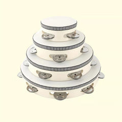 4pcs Adult Hand Drums & Tambourines for Church School Concerts