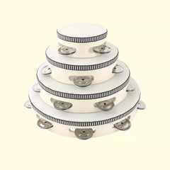 4pcs Adult Hand Drums & Tambourines for Church School Concerts