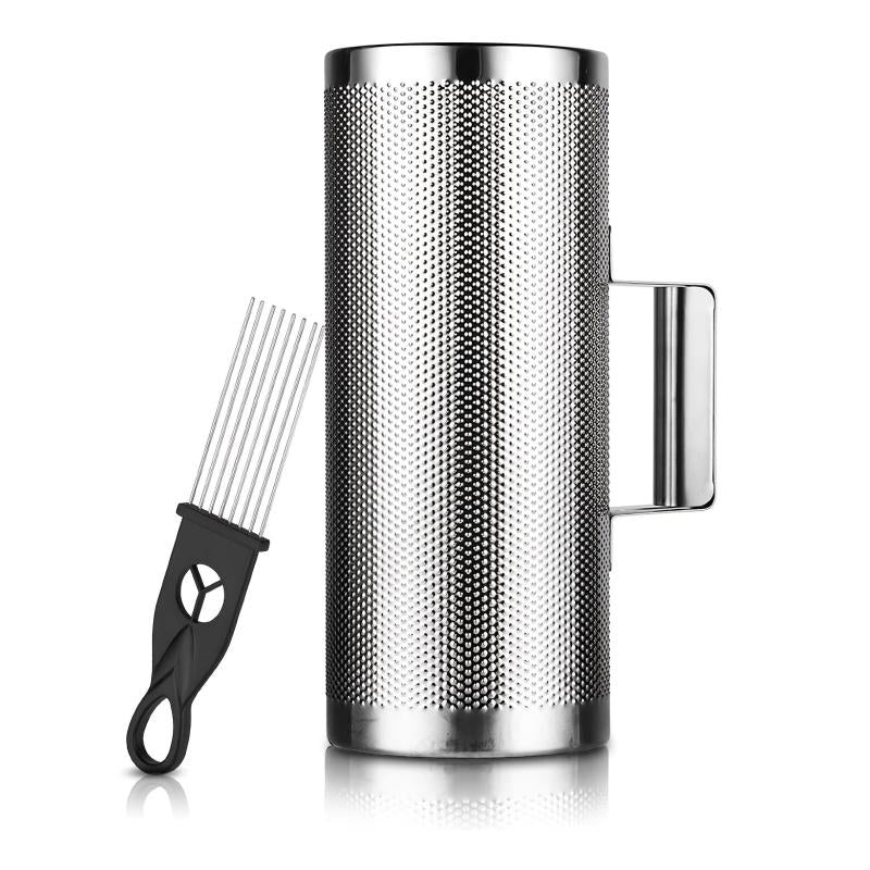 Stainless Steel Professional Guiro Instrument with Scraper