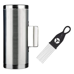 Stainless Steel Professional Guiro Instrument with Scraper