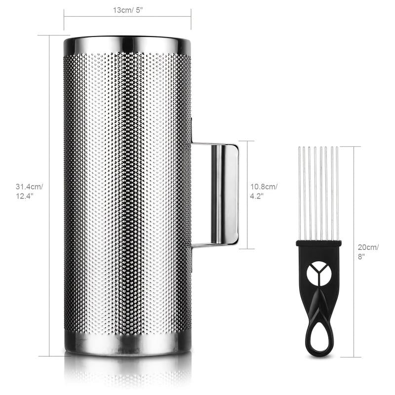 Stainless Steel Professional Guiro Instrument with Scraper
