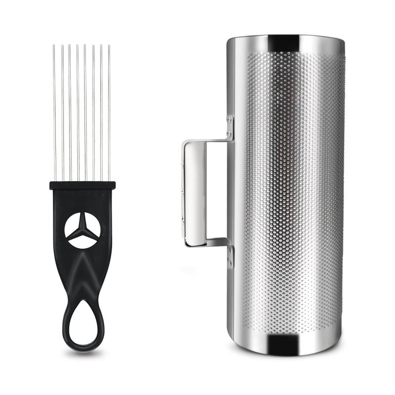 Stainless Steel Professional Guiro Instrument with Scraper