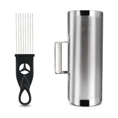 Stainless Steel Professional Guiro Instrument with Scraper