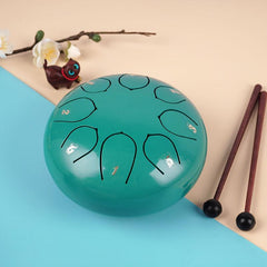 Steel Tongue Drum 8 Notes 15 24 Cm C Key for Beginners - Upgraded Design