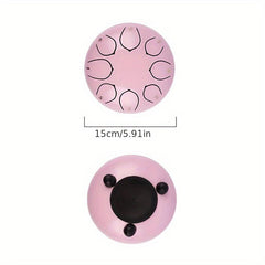 Steel Tongue Drum 8 Notes 15 24 Cm C Key for Beginners - Upgraded Design