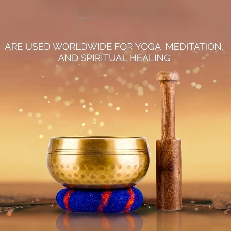 Singing Bowl Set for Yoga Chakra Therapy