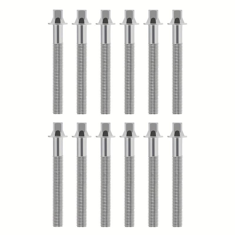 12pcs Drum Tight Screw Tension Rods Percussion Replacement Accessory