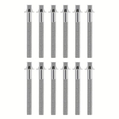 12pcs Drum Tight Screw Tension Rods Percussion Replacement Accessory