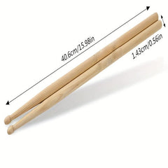 5A Maple Wood Drum Stick for Drum Stand Drum Mallet Drum Holder Accessories