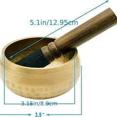 Yoga Meditation Singing Bowls Set 3 & 15 Inch 8.0cm
