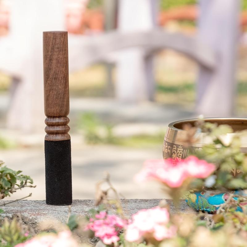 Singing Bowl Hammer Leather Wrapped Meditation Hammer