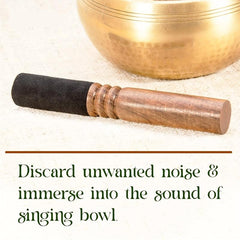 Singing Bowl Hammer Leather Wrapped Meditation Hammer