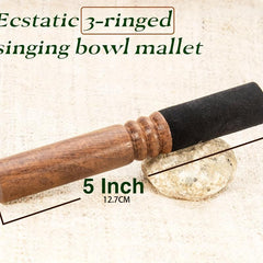 Singing Bowl Hammer Leather Wrapped Meditation Hammer