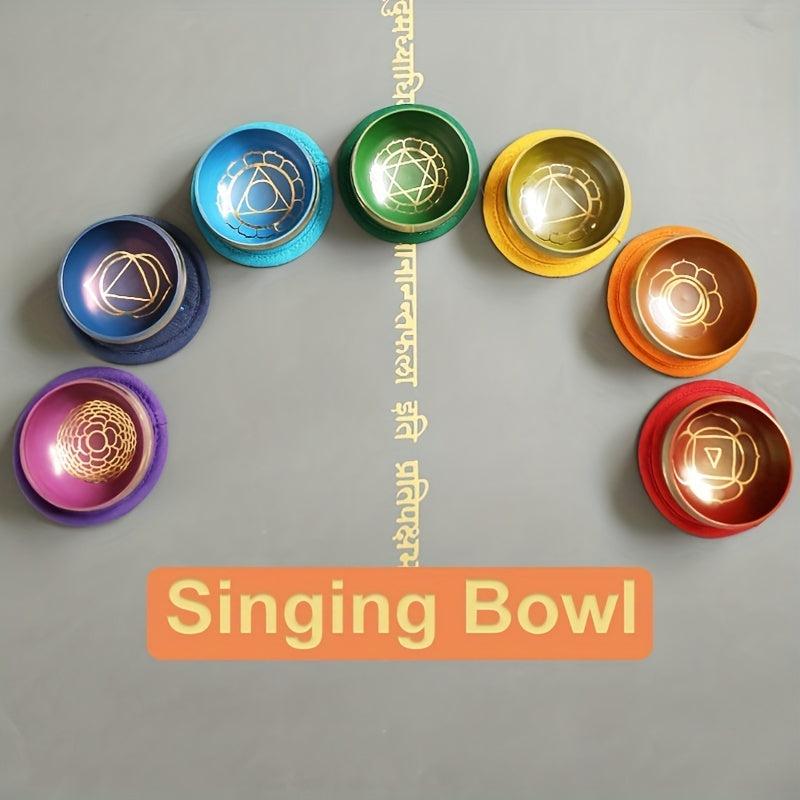 Chakra Healing Singing Bowl Set for Yoga Meditation