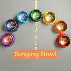 Chakra Healing Singing Bowl Set for Yoga Meditation