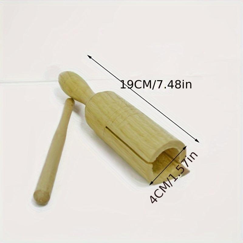 Orff Percussion Double Horn Wood Instrument