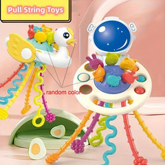 Montessori Baby Toys Finger Pull Fun Press Early Education Toys