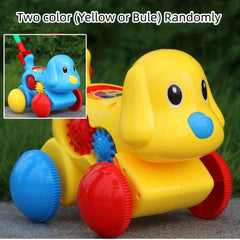 Kids Hand Push Airplane Toy Dog Turtle Sports Car