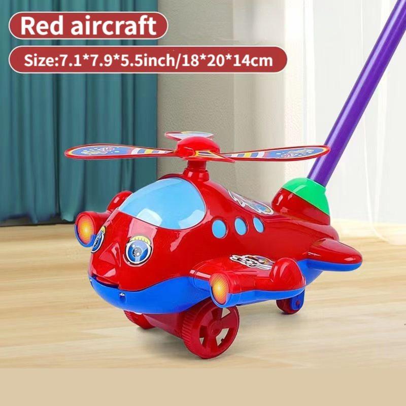 Kids Hand Push Airplane Toy Dog Turtle Sports Car