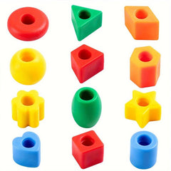 100pc Children's Beaded DIY Toy Set Random