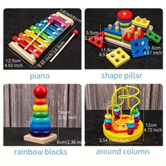 Montessori Octave Piano Set for Education Toys