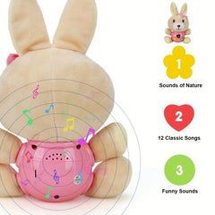 Plush Bunny Baby Music Toys Light Up Baby Toys