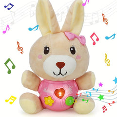 Plush Bunny Baby Music Toys Light Up Baby Toys