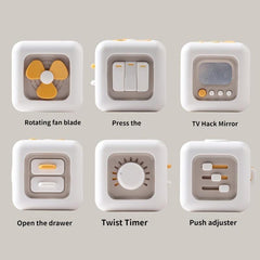 6-Sided Infant Switch Rotating Montessori Toy