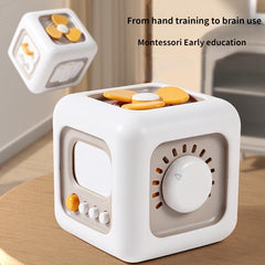 6-Sided Infant Switch Rotating Montessori Toy