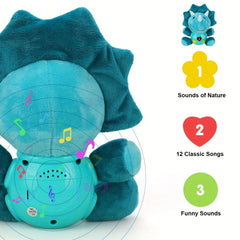 Plush Dinosaur Baby Music Toy - Light Up Stuffed Animal