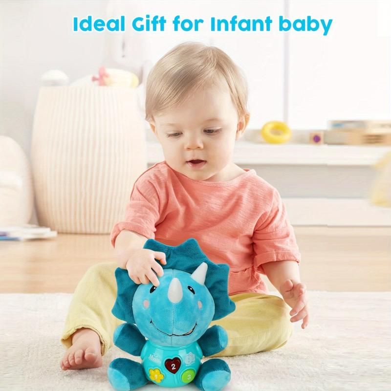 Plush Dinosaur Baby Music Toy - Light Up Stuffed Animal