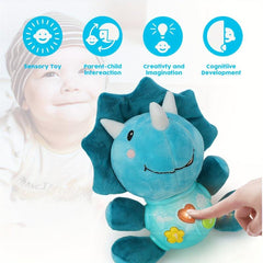 Plush Dinosaur Baby Music Toy - Light Up Stuffed Animal