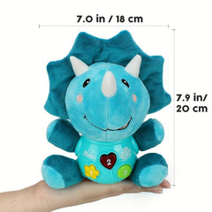 Plush Dinosaur Baby Music Toy - Light Up Stuffed Animal