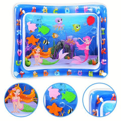 Inflatable Pat Water Mat Tummy Time Play Mat For Kids Outdoor Game Activities