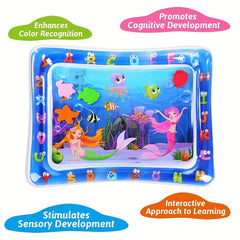 Inflatable Pat Water Mat Tummy Time Play Mat For Kids Outdoor Game Activities