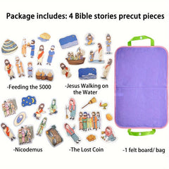 Felt Flannel Board Bible Story Set for Toddlers