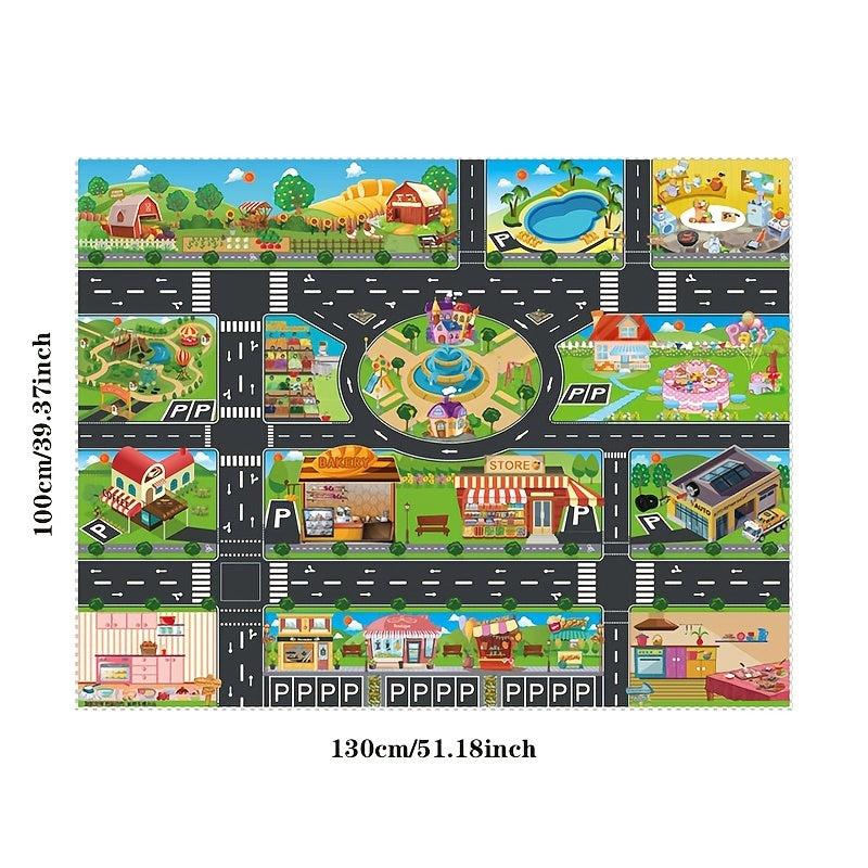 Traffic Game Mat Traffic Knowledge Toy