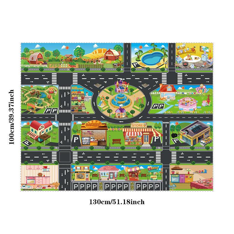Traffic Game Mat Traffic Knowledge Toy