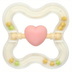 Water Boiled Teether Rattle Hand Drum Bite Glue Molar Soothing Toy