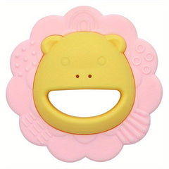Water Boiled Teether Rattle Hand Drum Bite Glue Molar Soothing Toy
