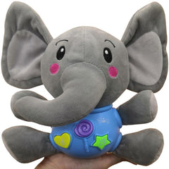 Plush Elephant Music Baby Toys Stuffed Animal Lights Baby Toys